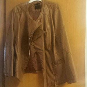 Caramel leather jacket