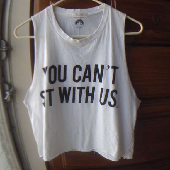 BM you can't sit with us muscle tank. PAEPAL ONLY