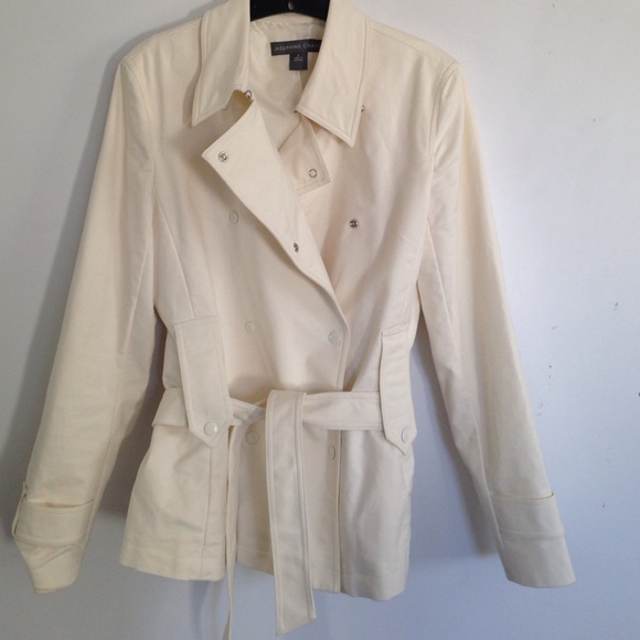 cream colored jacket