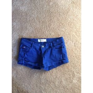 Royal blue shorts