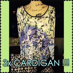 ORIENTAL PRINT 3x CARDIGAN