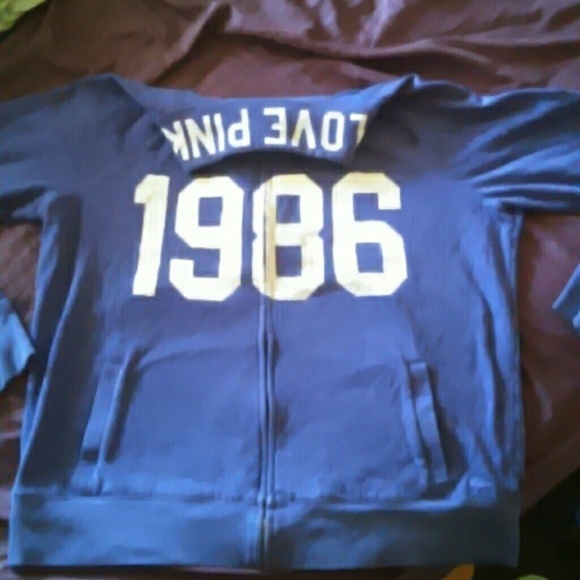 Vs pink jacket full zipper (purple/white)