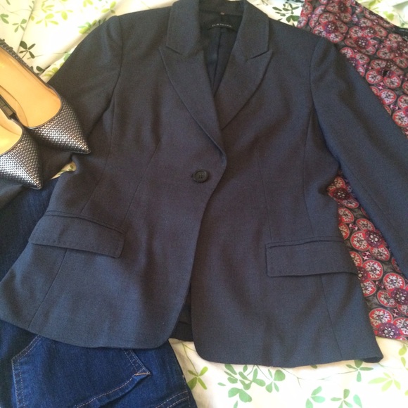 Blue Gray Elie Tahari Jacket - Picture 2 of 4