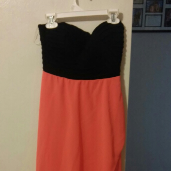 High low oranges coral color