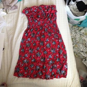 Forever 21 floral tube dress!