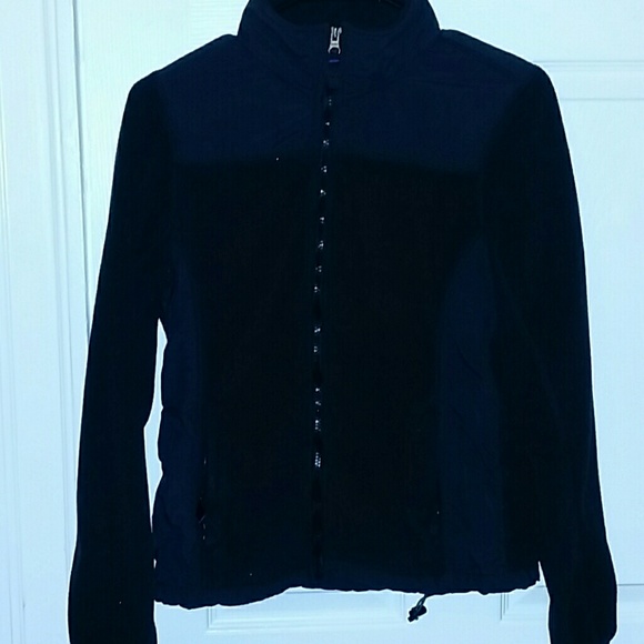 Black fleece jacket