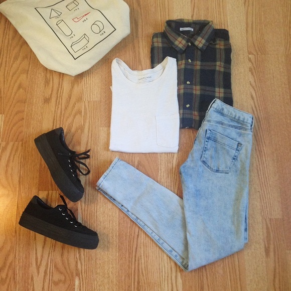 Acid Wash Light Blue Skinny Jeans