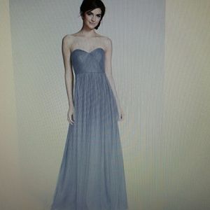 Jenny Yoo Convertible Tulle Column Dress