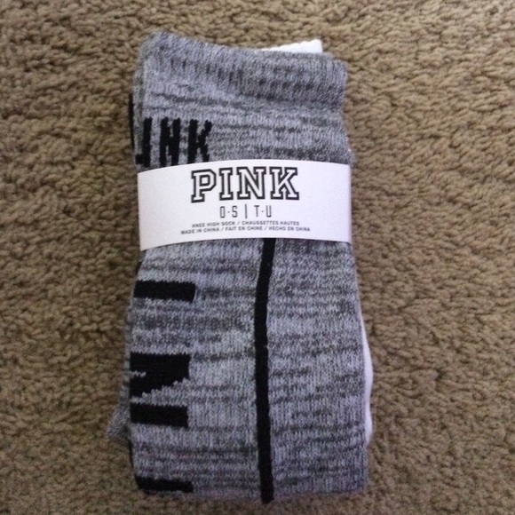 2 pairs of PINK socks