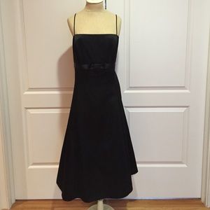 Black Silk Party Dress