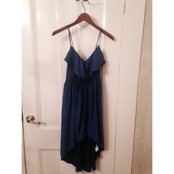 Kimchi Blue royal blue hi-low dress