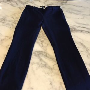 Jcrew minnie twill pants in navy