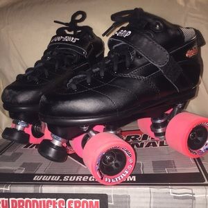 Sure Grip roller derby skates.
