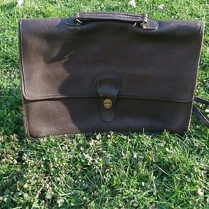 Vintage coach briefcase style bag