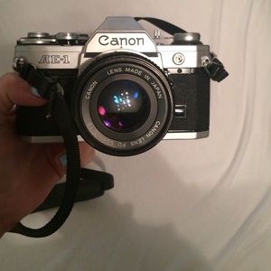 AE-1 Cannon film camera