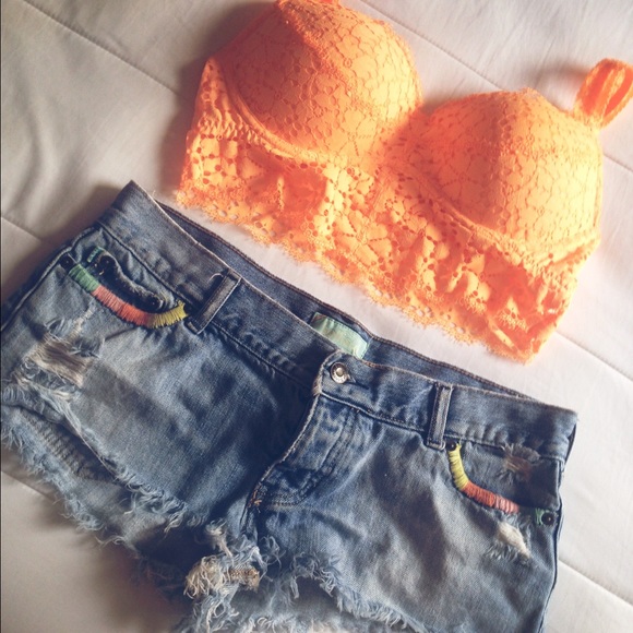 Push-up lace Bralette/top