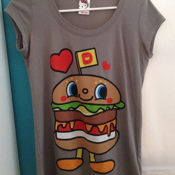 Cute burger shirt