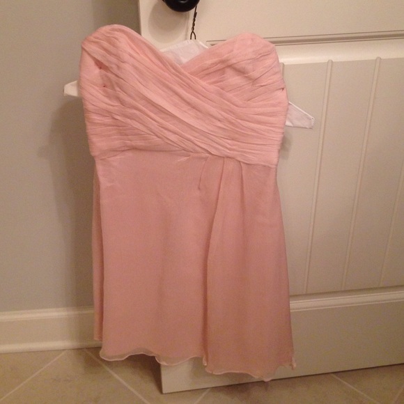 Strapless size 6 dress sized down to 4
