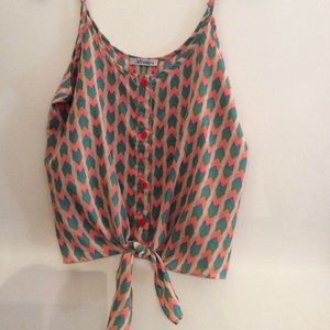 Cute graphic print tank top!