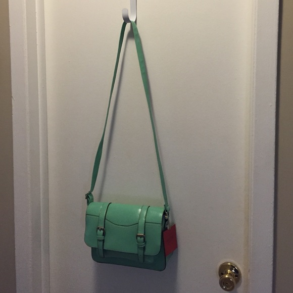 Mossimo Small Crossbody Satchel in Mint Green - Picture 2 of 2