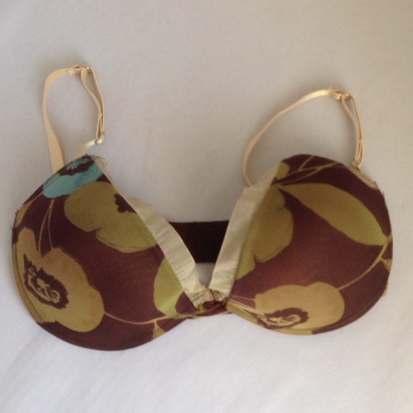 Elle MacPherson Camo Floral Padded Bra Sz 32D NEW