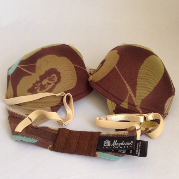 Elle MacPherson Camo Floral Padded Bra Sz 32D NEW - Picture 4 of 4