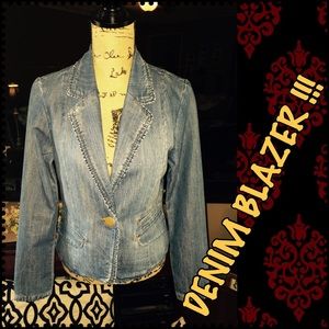 DENIM BLAZER
