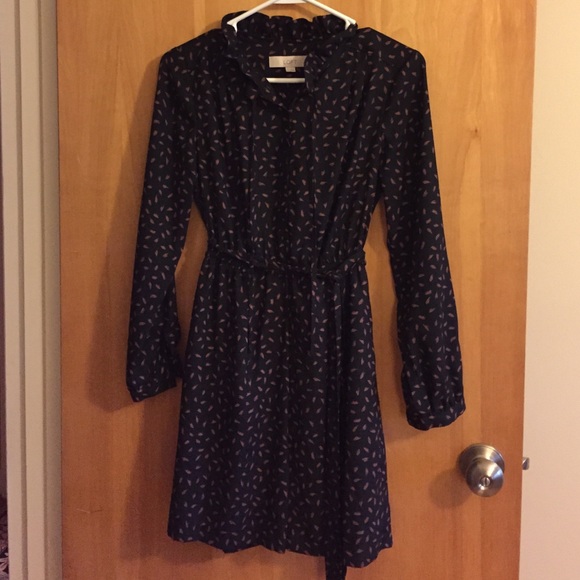 loft long sleeve dress