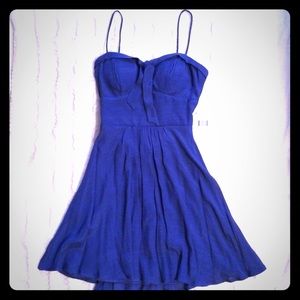blue summer dress