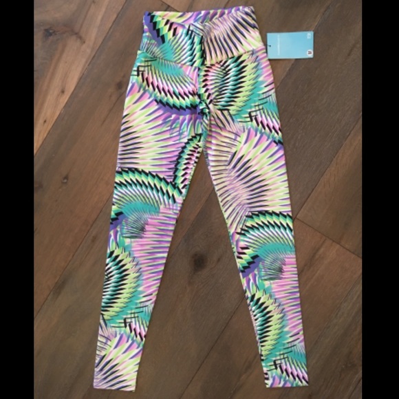 Pastel meets Neon Palm Leggings ✨ YOGA - Picture 2 of 10