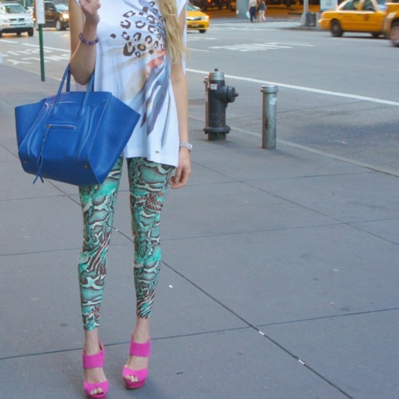 Pastel meets Neon Palm Leggings ✨ YOGA - Picture 6 of 10