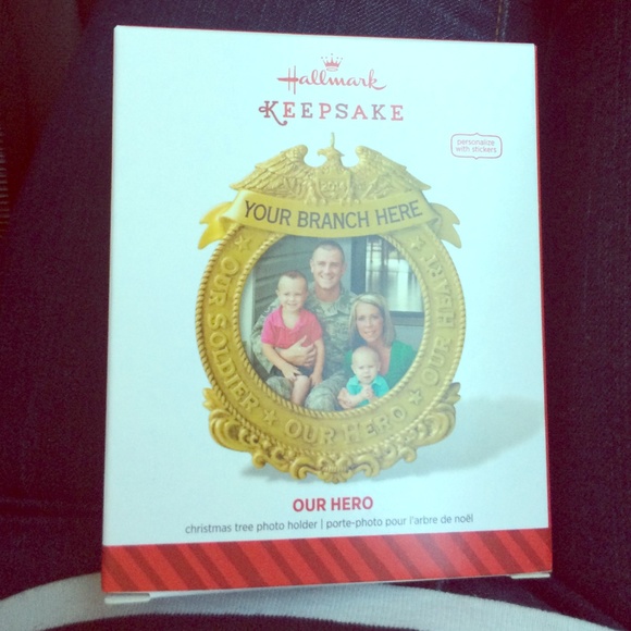 Hallmark Keepsake Ornament. Soldier photo holder
