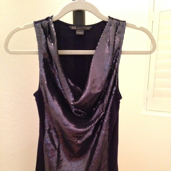A/X blue top