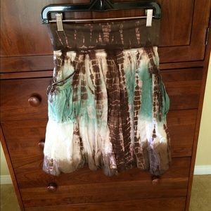Tie dye skirt