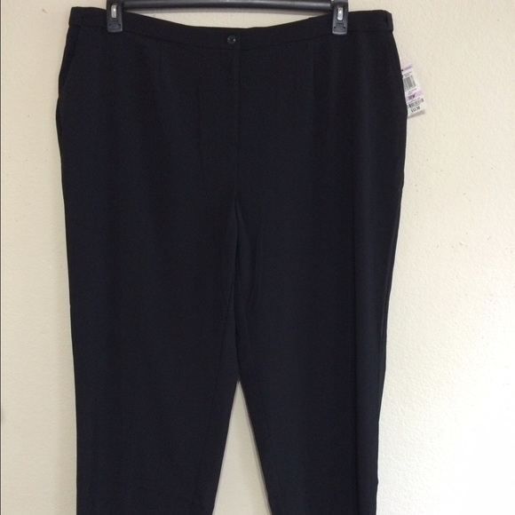 JM collection flex fit waist band stretch pant 22W