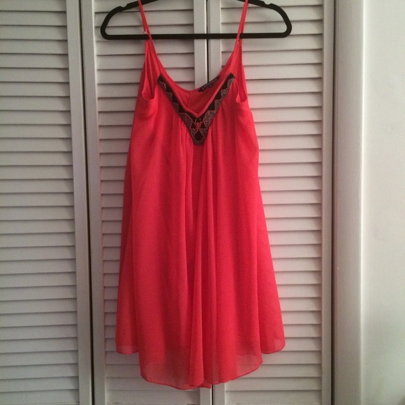Express Chiffon Trapeze Dress