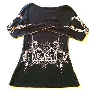 embroidered shirt