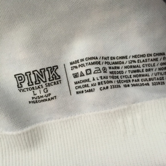 🚫 SOLD 🚫VS PINK Push Up Sports Bra - Picture 3 of 3