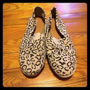 Charlotte Russe leopard slip ons