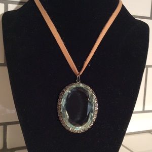 ***ON HOLD ***J Crew Clear Light Blue Pendant
