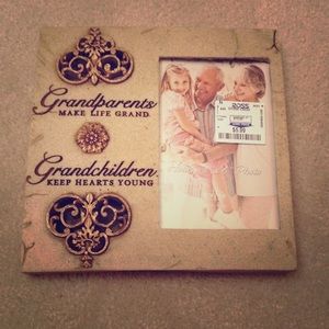 New with tags picture frame for grandparents