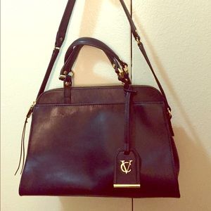 Vince Camuto Signature Black Handbag