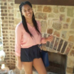 Forever 21 Navy Pleaded Shorts