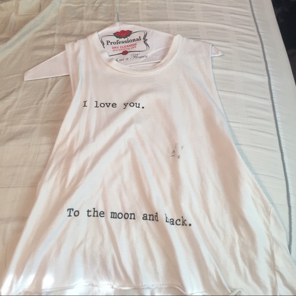 I love you to the moon and back tank
