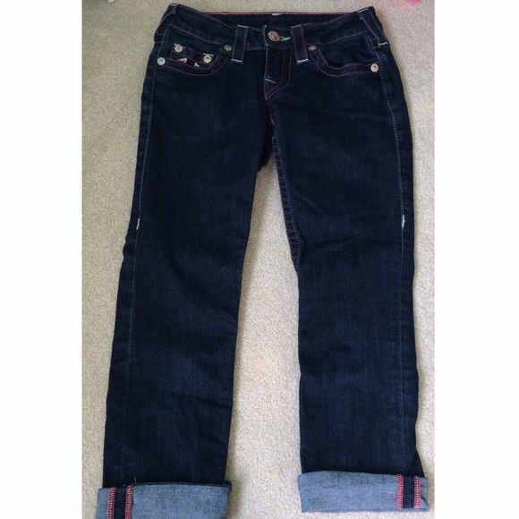 New True religion Capri dark-wash jeans