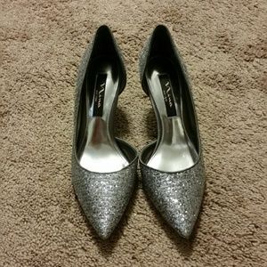 Silver heels