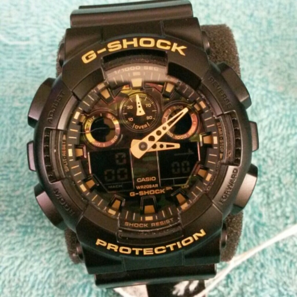 G shock black and camo