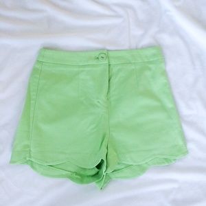 Forever21 scalloped shorts