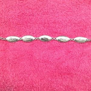 TRUST:PEACE:JOY:STRENGTH:HOPE Bracelet