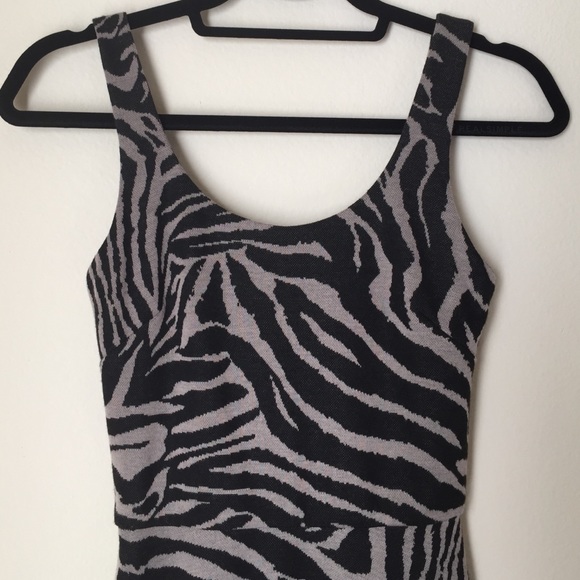 New Bar III Animal Print Dress - Picture 3 of 4